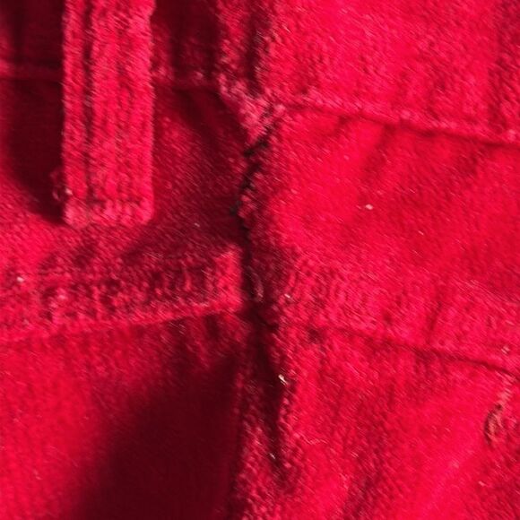Unbranded Women’s Vintage Red Velvet Bell Bottom Jeans – Retro - Picture 4 of 4